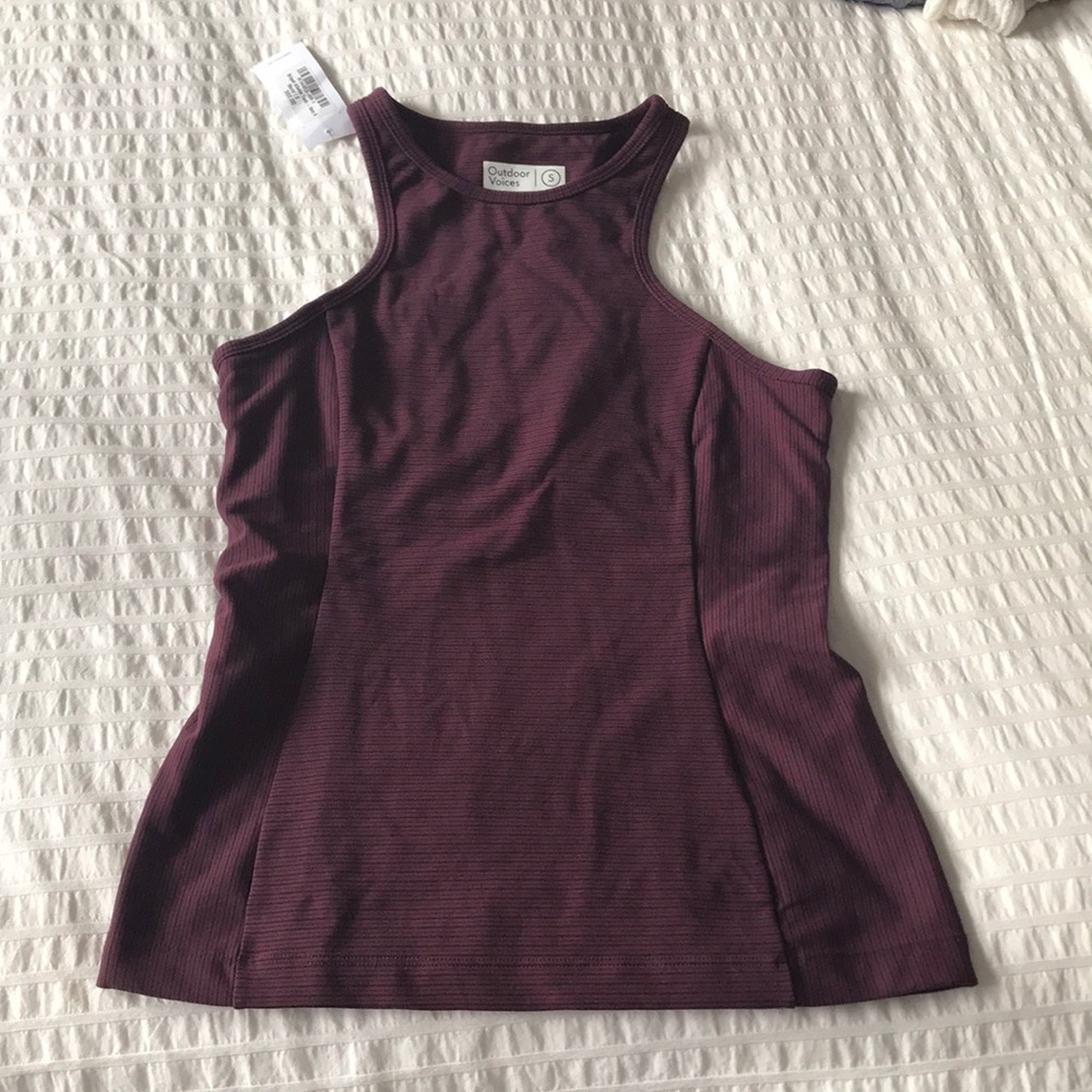 NWT Outdoor Voices - Striped Athena Tank - Sz S